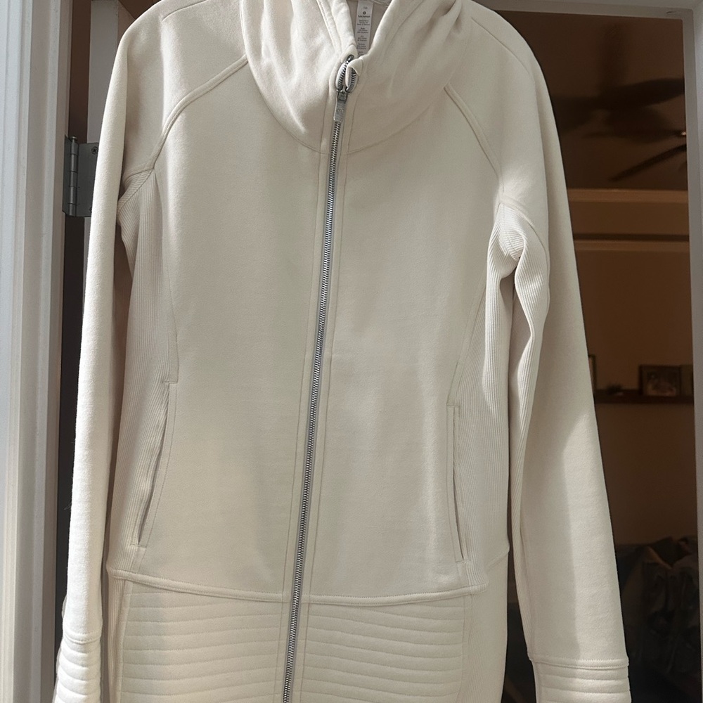 Lululemon Athletica Beige Hooded Jacket